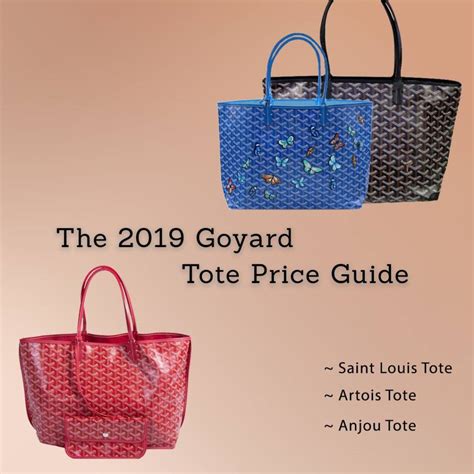 goyard paris prices|Goyard bag price 2022 euro.